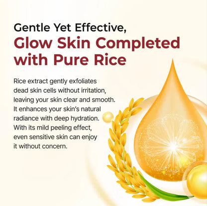 SilkGlow Rice Ampoule Exfoliant Set (one bottle)