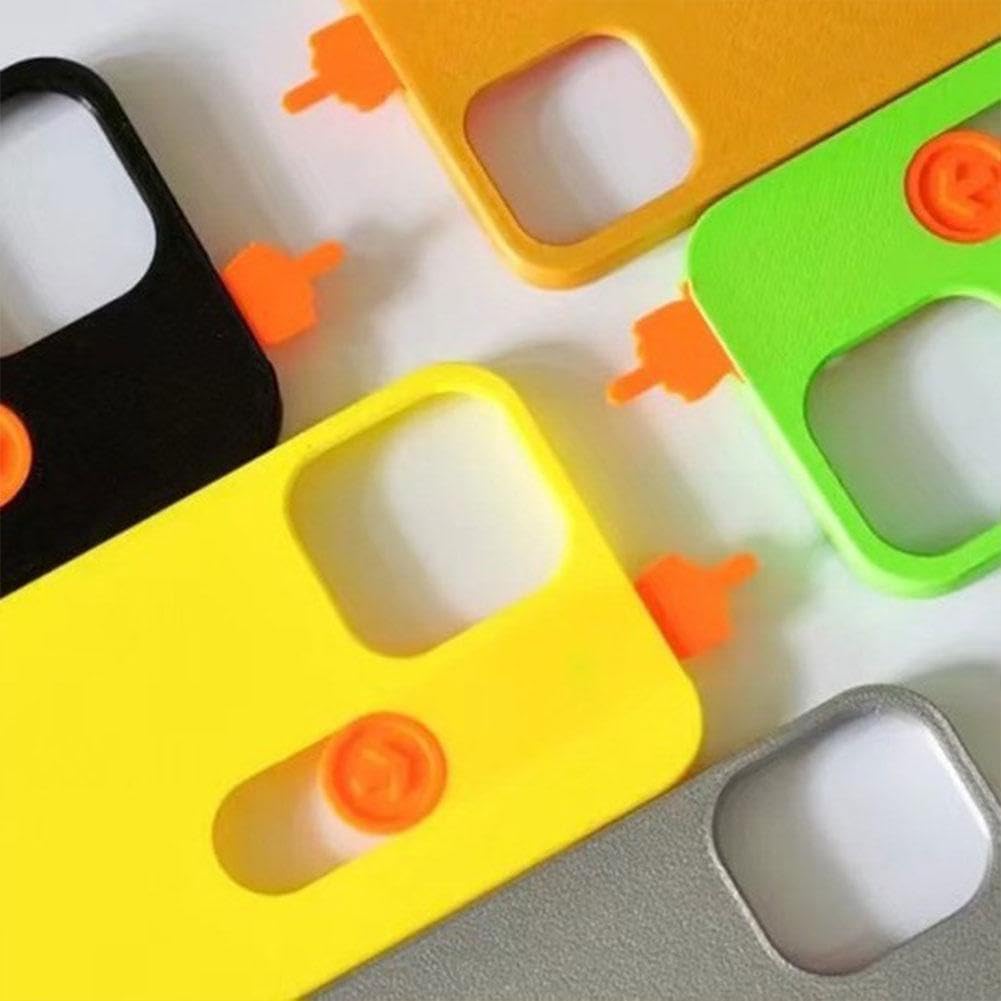 3D Sliding Finger Gag Case for iPhone 15"