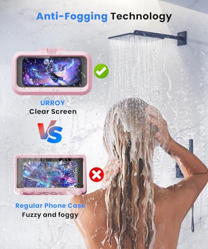 Anti-Fog Shower Phone Holder Case