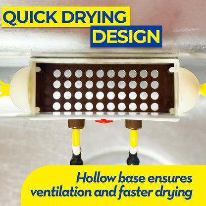 Cute Sink Sponge Holder – Fun Cartoon Design with Drainage