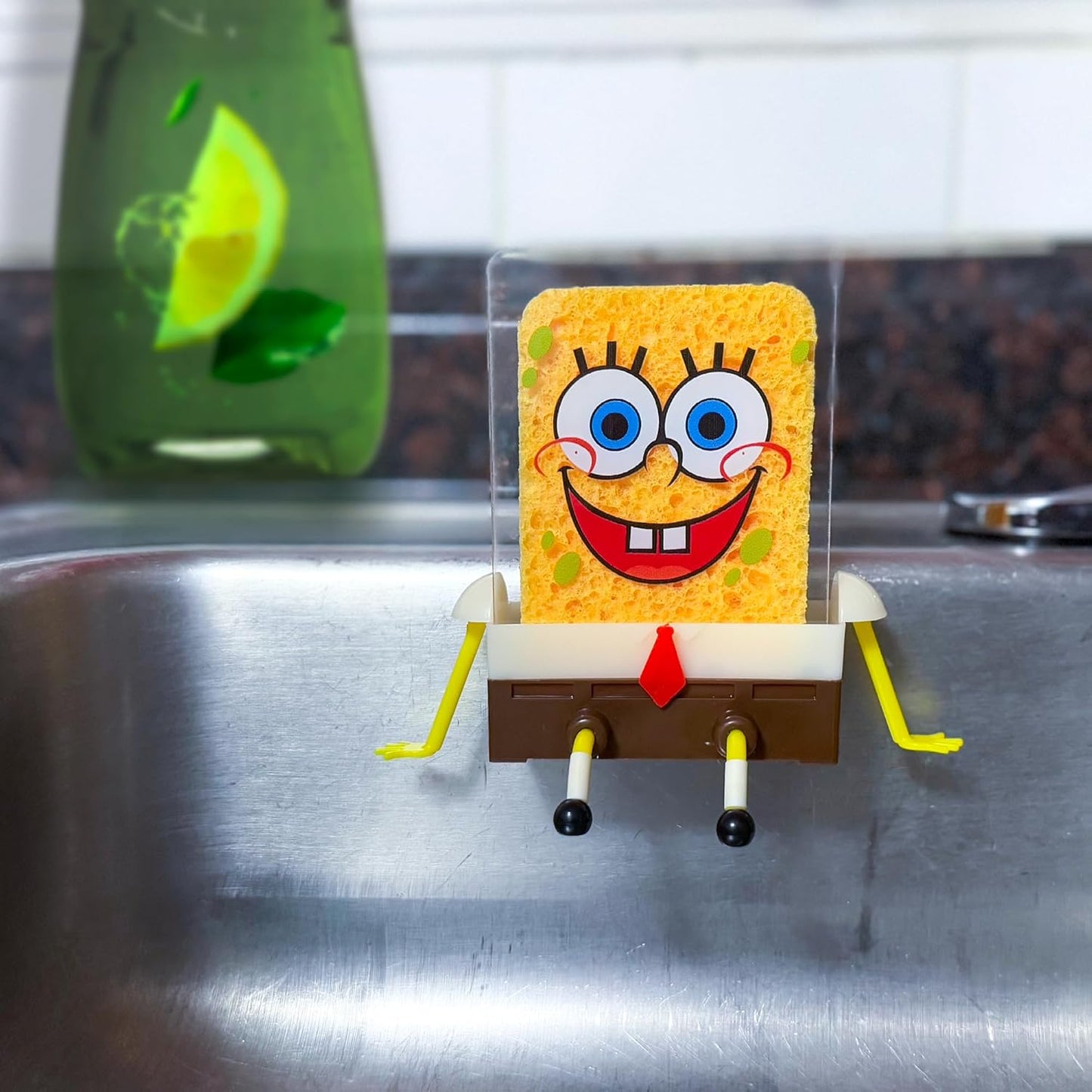 Cute Sink Sponge Holder – Fun Cartoon Design with Drainage