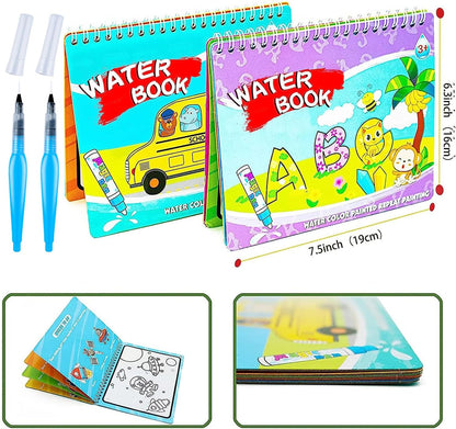 Color Splash Water Drawing Book (2pcs)