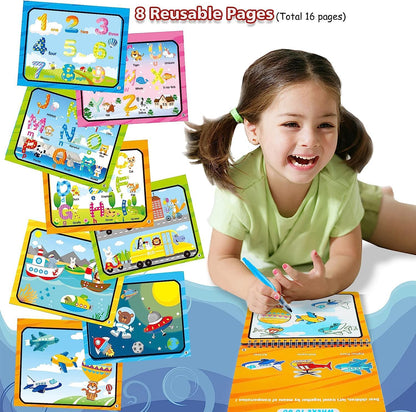 Color Splash Water Drawing Book (2pcs)