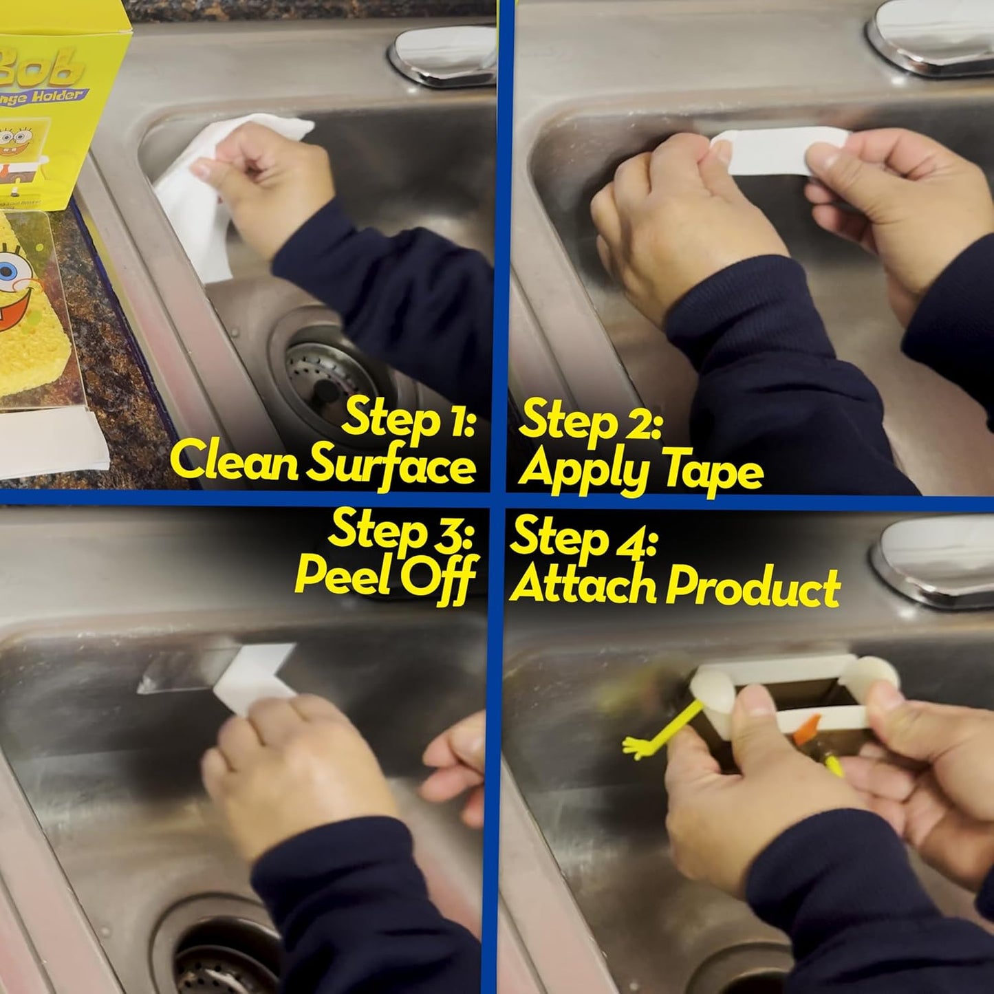 Cute Sink Sponge Holder – Fun Cartoon Design with Drainage