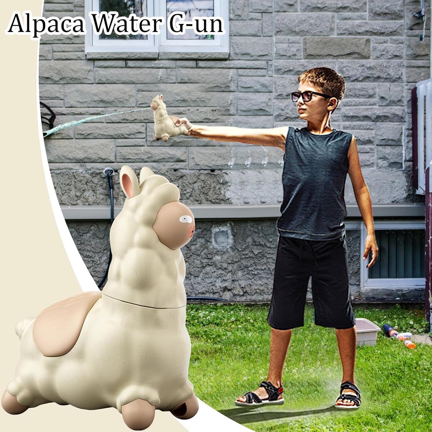 Alpaca Water Sprayer Toy – Handheld Outdoor Fun for Kids