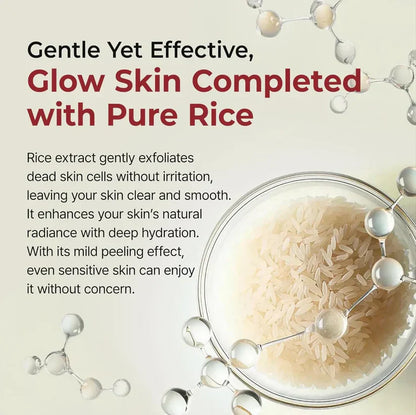 SilkGlow Rice Ampoule Exfoliant Set (one bottle)