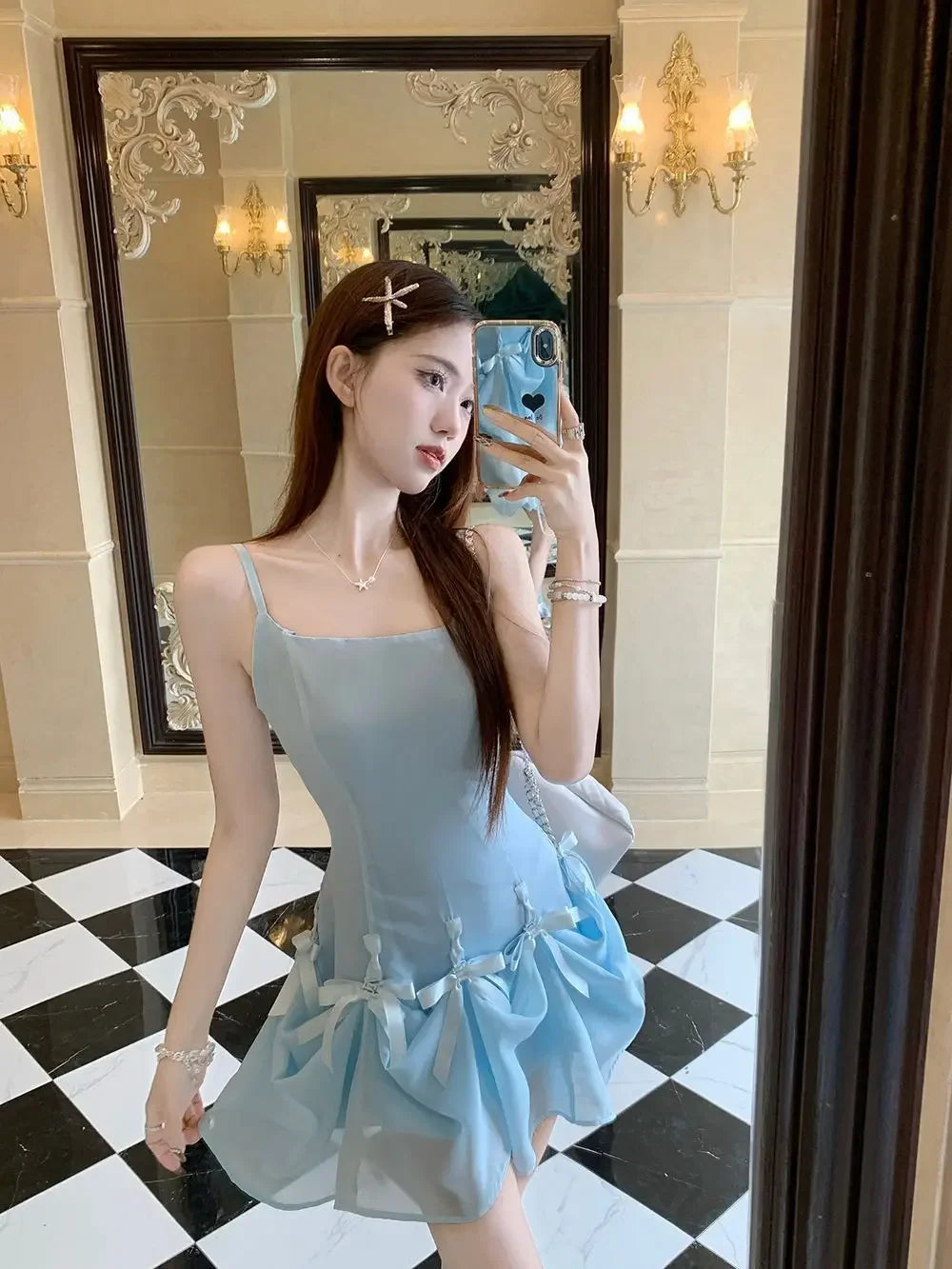 Butterfly Knot 3-in-1 Slimming Strap Dress
