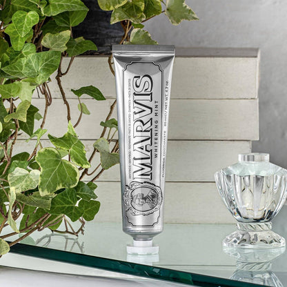 Marvis Whitening Mint Freshen Breath and Remove Smoke Stains Toothpaste