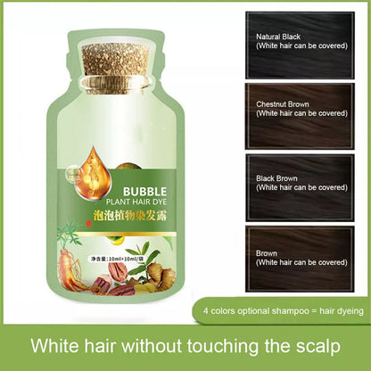 Plant Bubble Hair Dye Shampoo