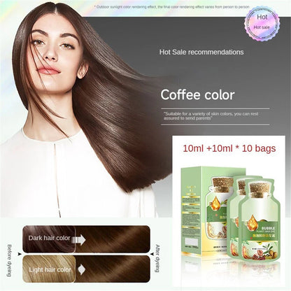 Plant Bubble Hair Dye Shampoo